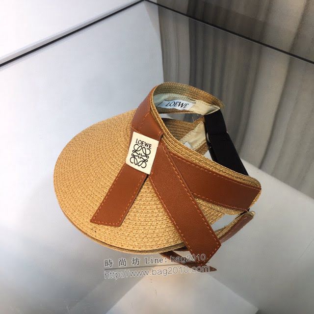 LOEWE新品女士帽子 羅意威可折疊空頂帽  mm1506